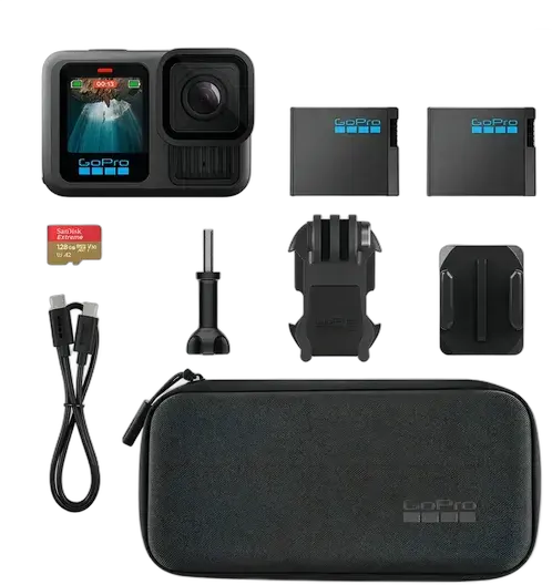 GoPro Hero 13 Black Bundle And Accessories 128 GB Black