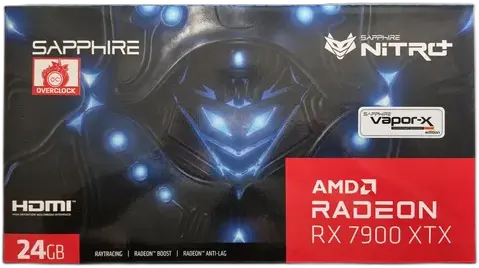 GPU AMD Sapphire Nitro+ Radeon RX 7900 XTX 24GB Rare!