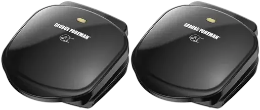 George Foreman Gr10b Electric Table Grill Compact, Package