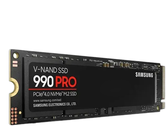 HD SSD 2TB M.2 Samsung 990 Pro PCI-e NVMe Gen4 Read 7450MB/s And Write 6900MB/s - MZ-V9P2T0B/AM