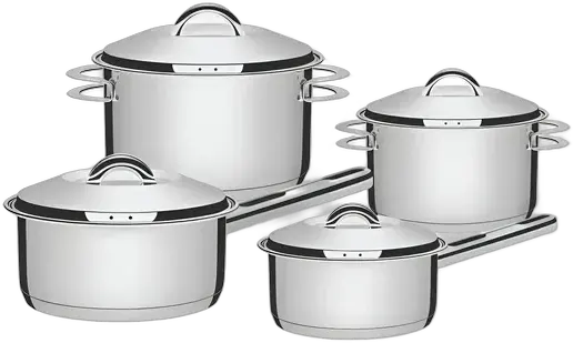 Cookware Set 4pcs Solar Stainless Steel Tramontina