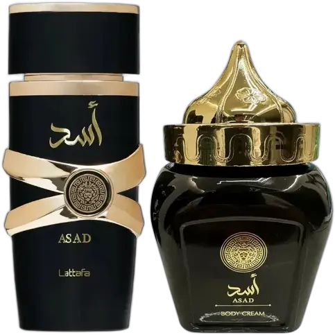 Kit Perfume Asad Lattafa Com Creme Hidratante Original