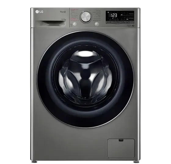 Clothes Washer Dryer 12kg VC4 LG - Stainless Steel