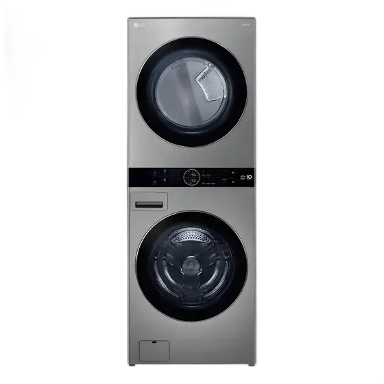 Smart Washer Dryer LG 17kg Wash Tower With Artificial Intelligence Color Brushed Steel