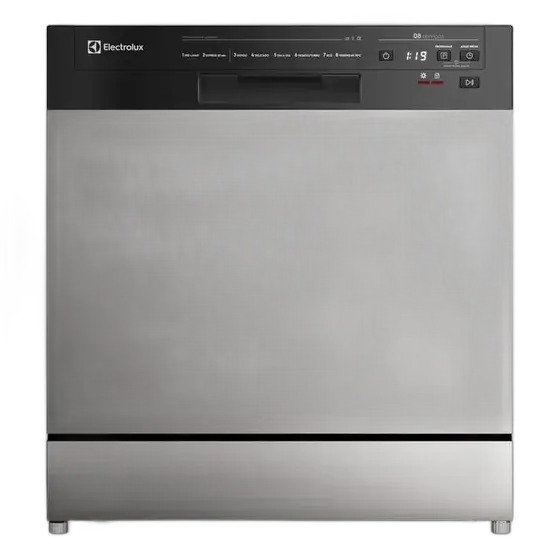 Electrolux Dishwasher Stainless Steel with Wash & Dry Program LS08E Gray