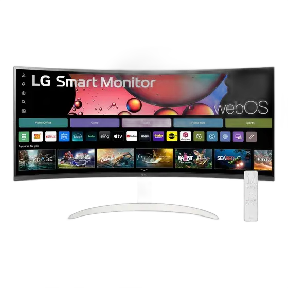 LG 34SR60QC-W Smart Curved Monitor QHD (3440x1440) 34"