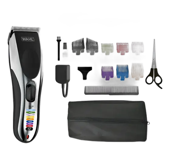 Máquina Cortar Cabelo Bivolt Wahl Family Cut Pro+ Acessórios Cinza/preto