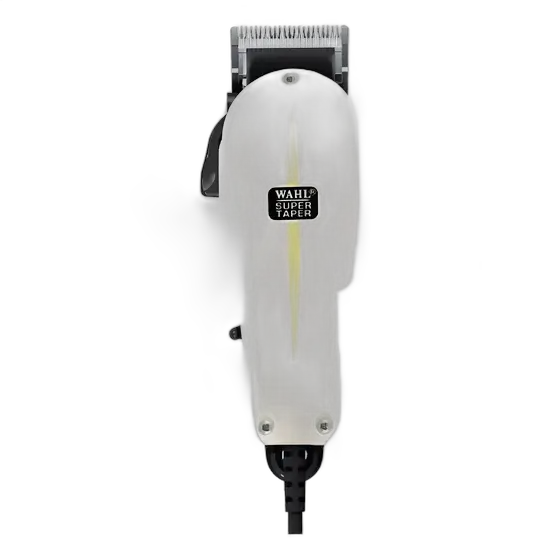 Máquina Cortar Cabelo Wahl Super Taper Profissional Cor Branco