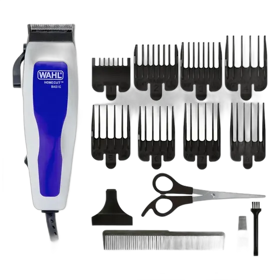 Máquina De Cortar Cabelo Home Cut Basic Wahl Cor Azul