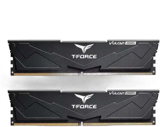 Ram Memory T-force Vulcan Ddr5 32gb (2x16gb) 6000mhz Cl38
