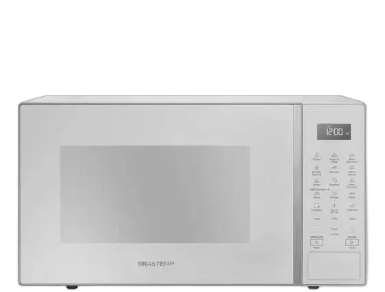 Brastemp Microwave 32L White with Gourmet Menu - BMS46AB