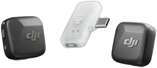 DJI Mic Mini Wireless Microphone: 2 TX + 1 Mobile RX - Dark Gray