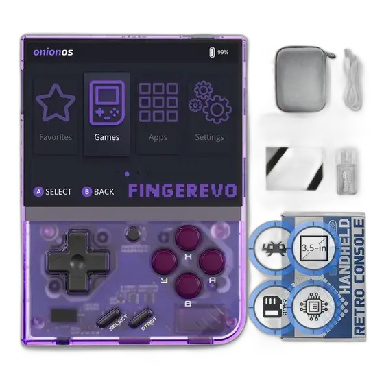 Miyoo Mini Plus Onionos Handheld Game Console 3.5-inch 640*4