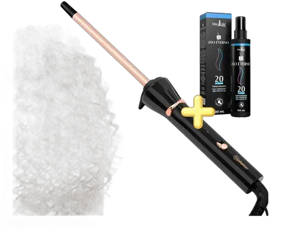 Professional Curling Iron 9mm + Heat Protectant Babalis