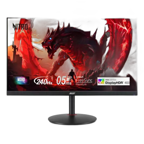 Acer XV272U Gaming Monitor 27 WQHD IPS 240Hz Black 127V