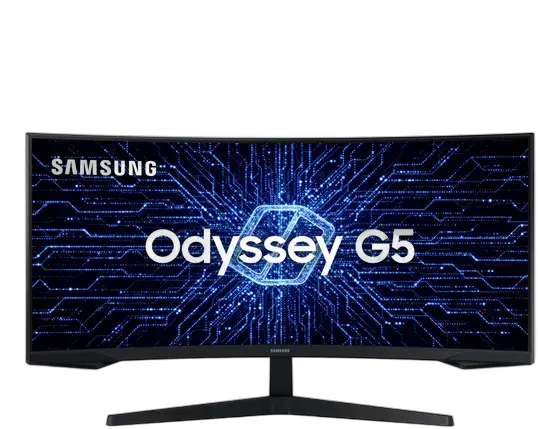 Curved Gaming Monitor Samsung Odyssey 34" G5 165 Hz 1ms Ultrawide Black