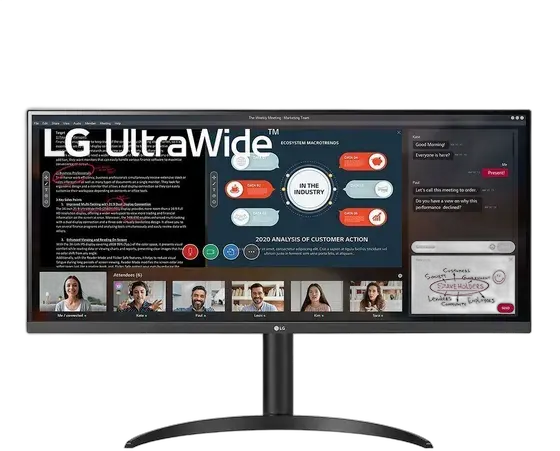 LG UltraWide 34WP550 34" LCD Gaming Monitor - Black 100V/240V