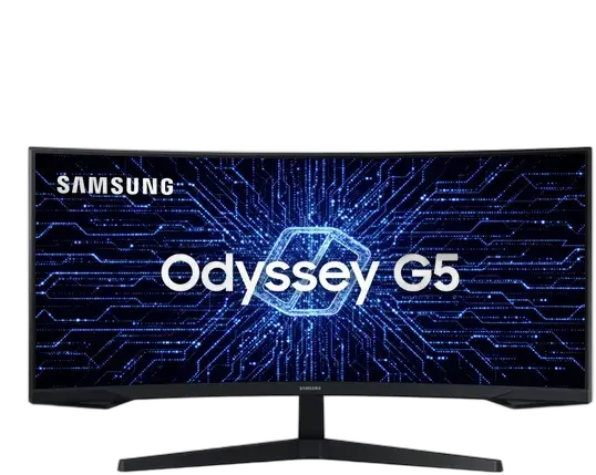 Gaming Monitor Samsung 34 Curved QHD 165Hz 1ms LC34G55TWWLMZD