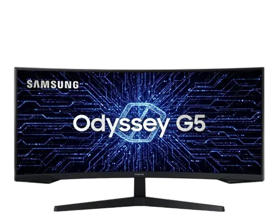 Gaming Monitor Samsung Odyssey G5 34" Ultrawide 165Hz 1ms HDR10 HDMI FreeSync Premium