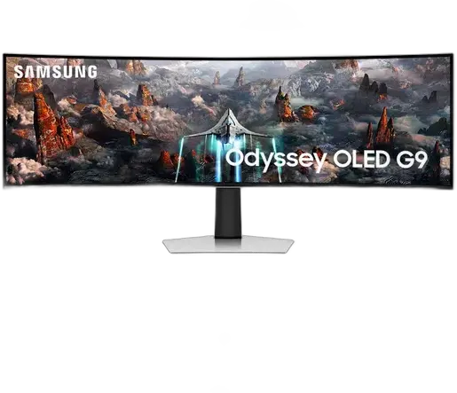 Gaming Monitor Samsung Odyssey OLED G9 49" Ultrawide 240Hz 0.03ms FreeSync Premium Pro G-Sync Silver