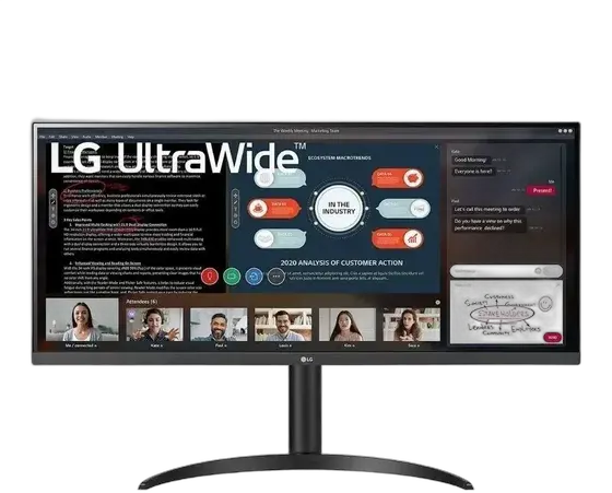 LG 34" IPS Ultra Wide Monitor, Height Adjustment 34WP550