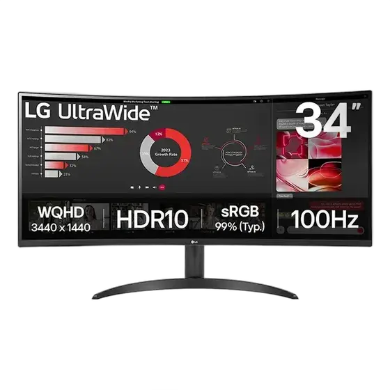 Monitor LG UltraWide 34" 100Hz - 34WR50QK-B