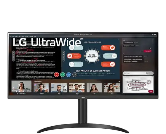 Ultrawide Monitor LG 34 IPS Full HD HDR10 AMD FreeSync 34WP Color Black