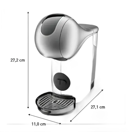 Nescafé Dolce Gusto Arno Genio S Touch Gray Dgs4 Silver