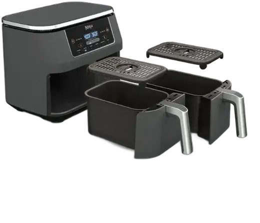 Ninja Dz201 Air Fryer 6 in 1 DualZone 2 Independent Baskets