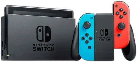 Nintendo Switch HAC-001 32GB Standard Neon Red, Neon Blue And Black 2017 (New, Open Box)