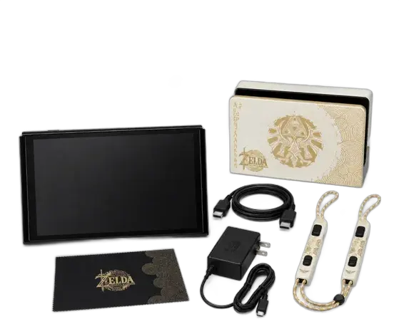 Nintendo Switch OLED Heg-001 64GB The Legend Of Zelda: Tears Of The Kingdom Color Gold 2023