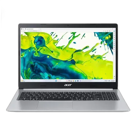Acer Aspire 5 A515-45-R043 Laptop - AMD Ryzen 5 5500U 16 GB DDR4 512 GB SSD 15.6 FHD IPS Display Windows 11 Home Wi-Fi 6 Silver