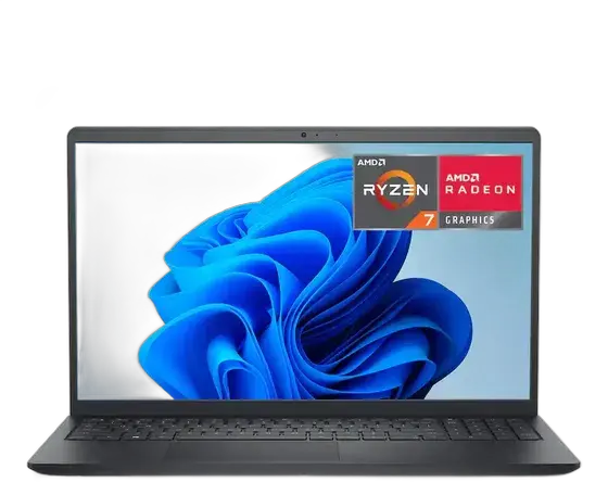Dell Inspiron 15.6 Touch Laptop Ryzen 7 7730u 16GB RAM 512GB SSD FHD Windows 11 Color Black Model LDC15255-A117blk-pus