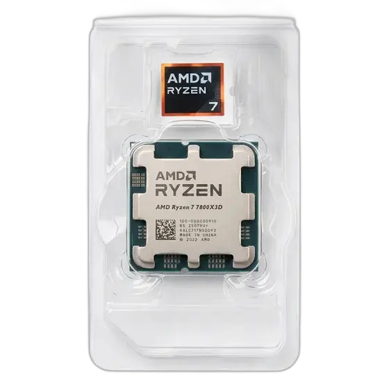 New CPU AMD Ryzen 7 7800X3D 4.2 GHz And 8 Cores AM5 (ban