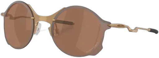 Oakley Tailend Ti Sunglasses Matte Gold Prizm Tungsten Lenses