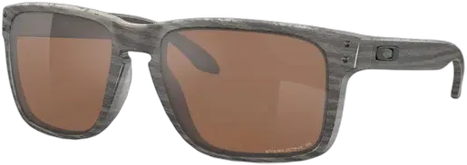 Oakley Holbrook XL Polarized Sunglasses Extra Large Size Woodgrain Frame and Tungsten Lens