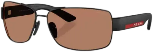 Prada 0ps B52s Men's Black Irregular Sunglasses