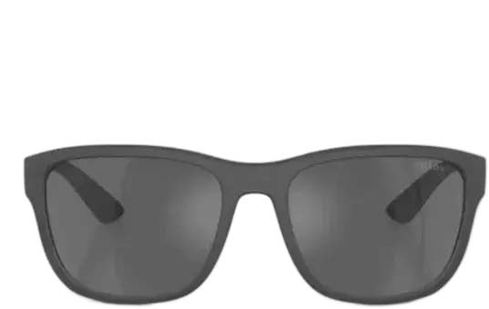 Prada Men's Sunglasses 0ps Active Gray Rectangular