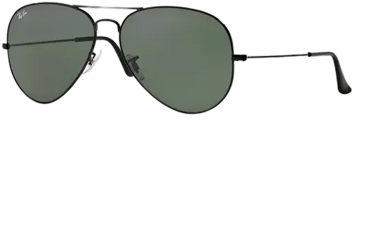 Óculos De Sol Ray Ban Aviador Large Metal Ii Rb3026l - 62 Cor Preto Lente Cinza
