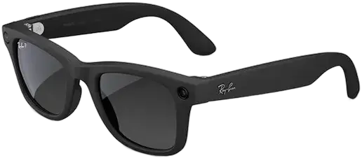 Ray-Ban Meta Smart Wayfarer Sunglasses Matte Black Polarized