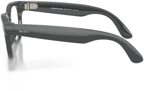 Ray-ban Headliner Meta Glasses Shiny Ast Grey / Trans Emerald Transitions Emerald Shiny Asteroid Grey