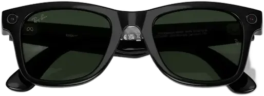 Ray-ban Meta Wayfarer Glasses - Gen2 Shiny Black / Trans. Gph. Green Transitions Graph. Green Shiny Black