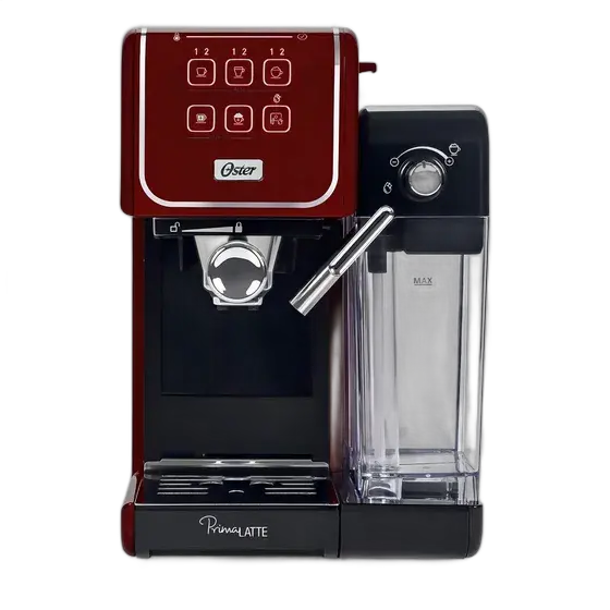 Oster PrimaLatte Touch Red Espresso Coffee Maker 1050W -