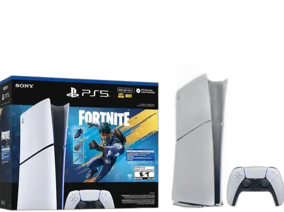 Playstation 5 Slim Digital Edition Fortnite Bundle Sony White
