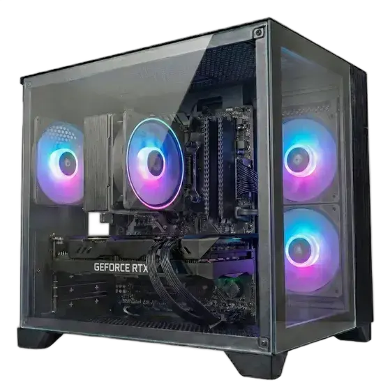 2Eletro FPS Gaming PC Intel Core i7, GeForce RTX 3050 8GB, 16GB RAM, SSD 480GB, 600W 80 Plus Power Supply, Aquarium Case with RGB LEDs - PG2E-0128FP