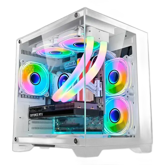 PC Gamer K_mex Ryzen 7 1700 RTX 3050 1TB Wi-Fi W11