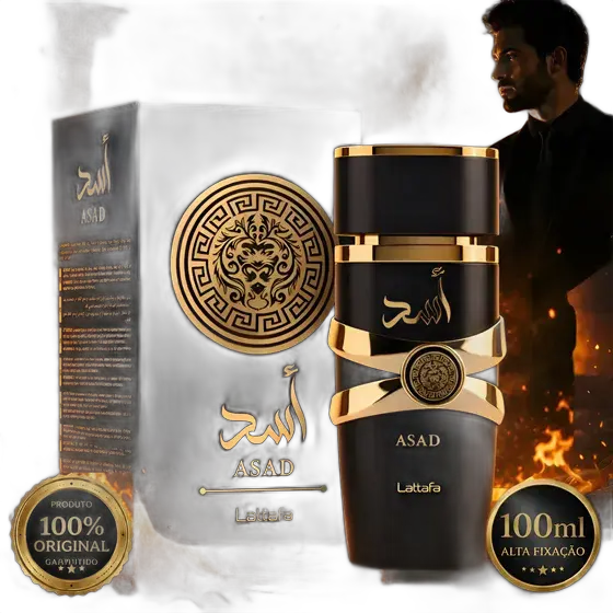 Perfume Árabe Asad Lattafa Masculino Original 100ml