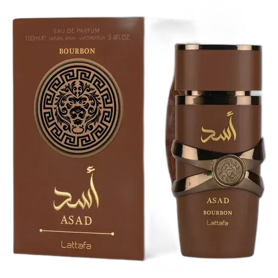 Perfume Árabe Masculino Asad Bourbon Lattafa Eau De Parfum 100ml