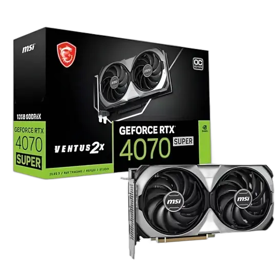 MSI Super Ventus 2x Oc RTX 4070 12gb Gddr6x Graphics Card