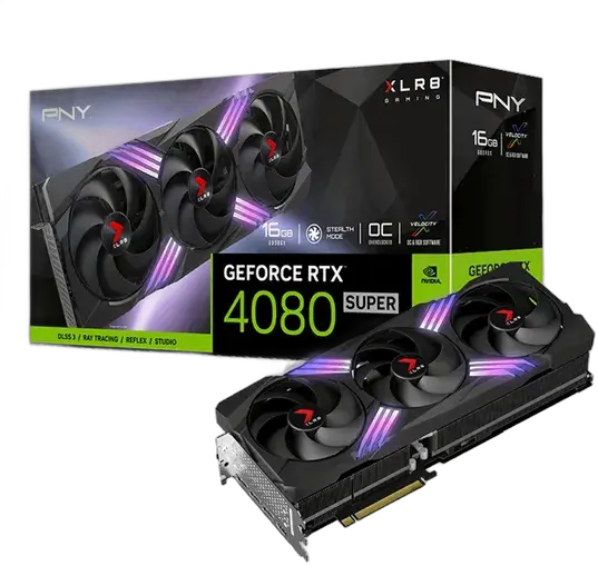 PNY GeForce RTX 4080 Super 16 GB OC RGB Graphics Card